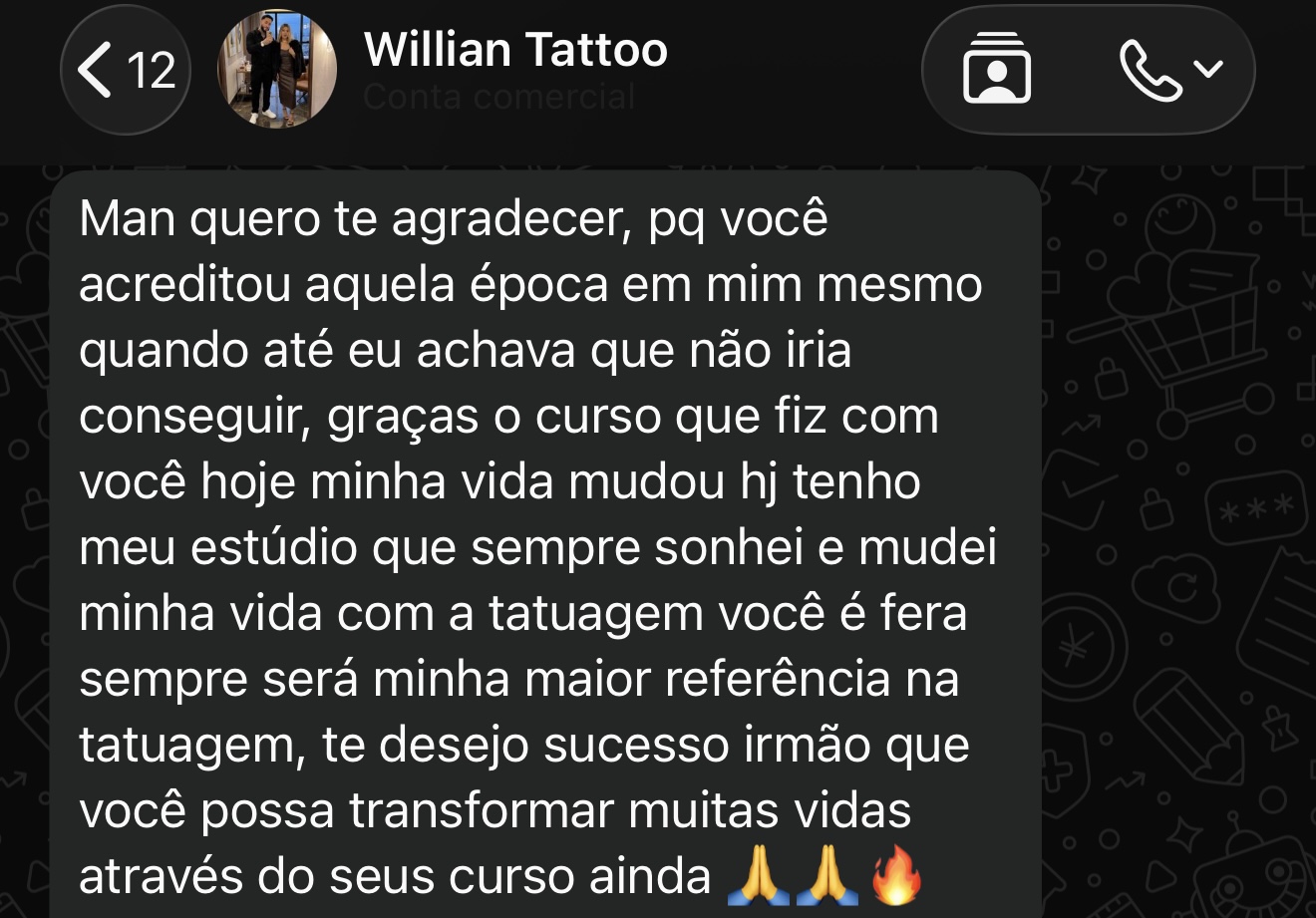 Depoimento de Willian Tattoo